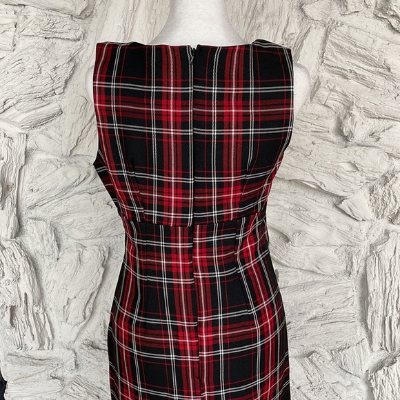 Plaid dress dark academia with pockets - Picture 2 of 8